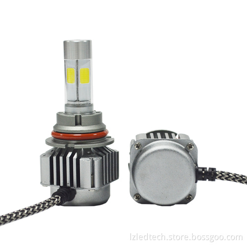 9007 HB5 LED Headlight Conversion Kit 4 Side COB Dual Beam High Low Kit 72W 8,000LM Super White 6000K Fog Light Led